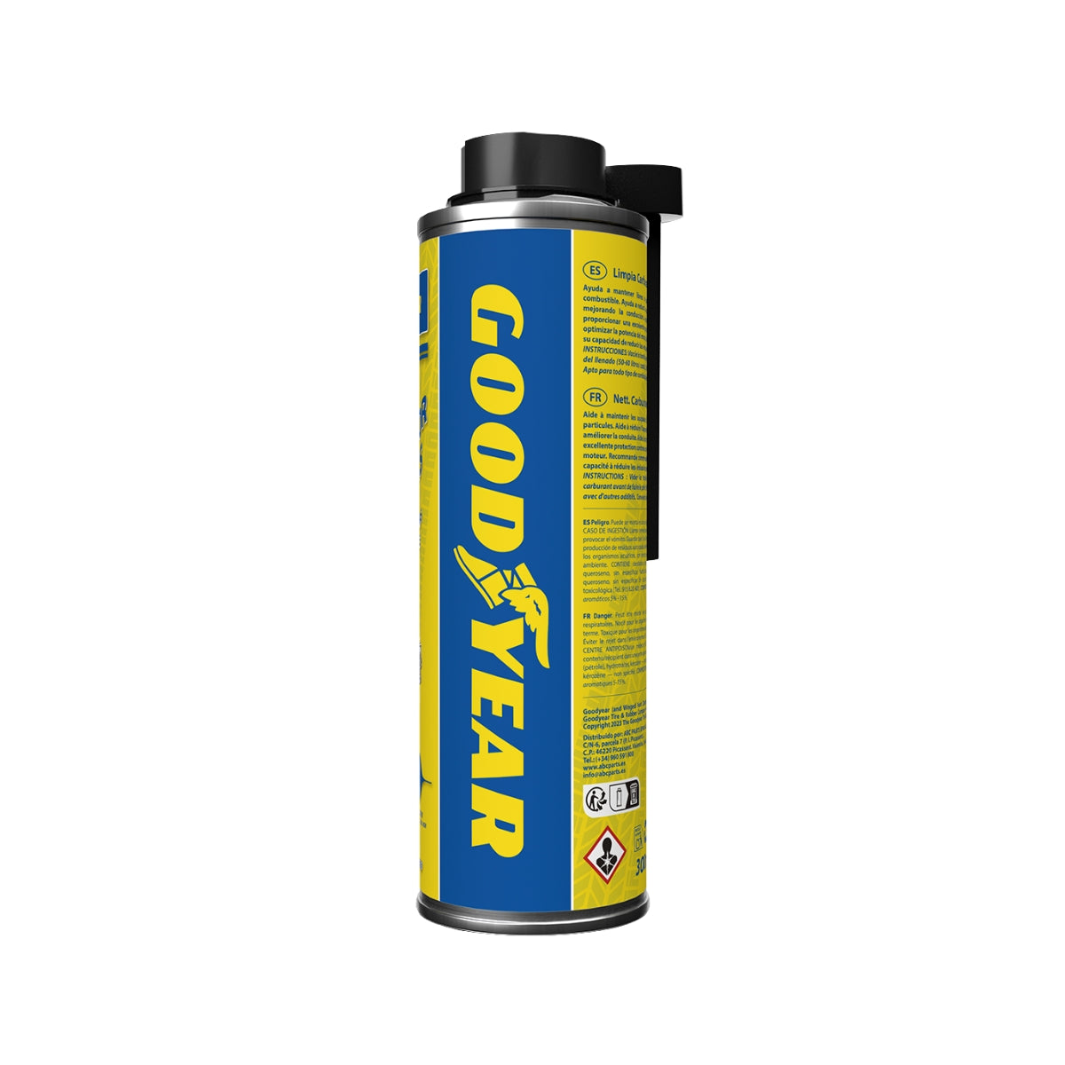 NETTOYANT CARBURATEUR ET SOUPAPES ESSENCE 300ML GOODYEAR