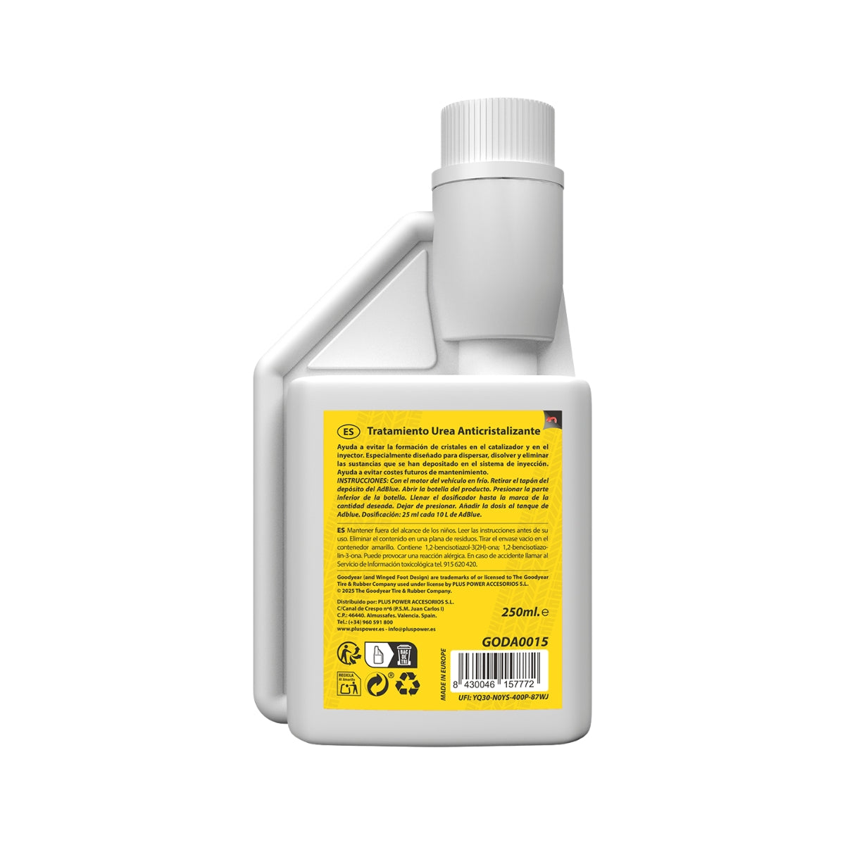 TRAITEMENT ANTI CRISTALLISANT A L'UREE POUR AD BLUE 250ML GOODYEAR