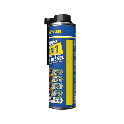 ADDITIF NETTOYANT MOTEUR DIESEL 5 EN 1 300ML GOODYEAR