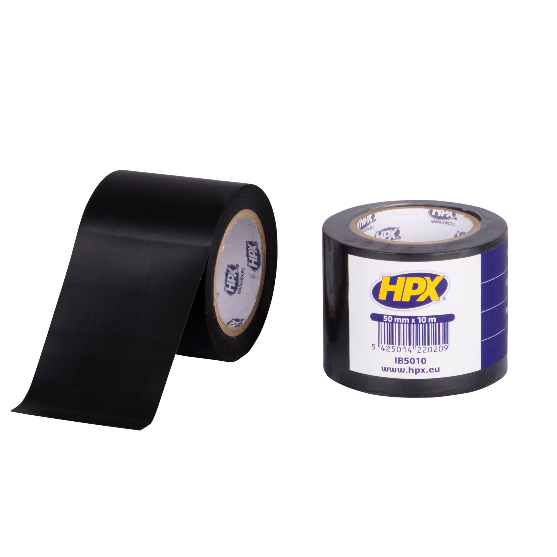 RUBAN ADHÉSIF ISOLANT PVC NOIR 50MM X 10M HPX