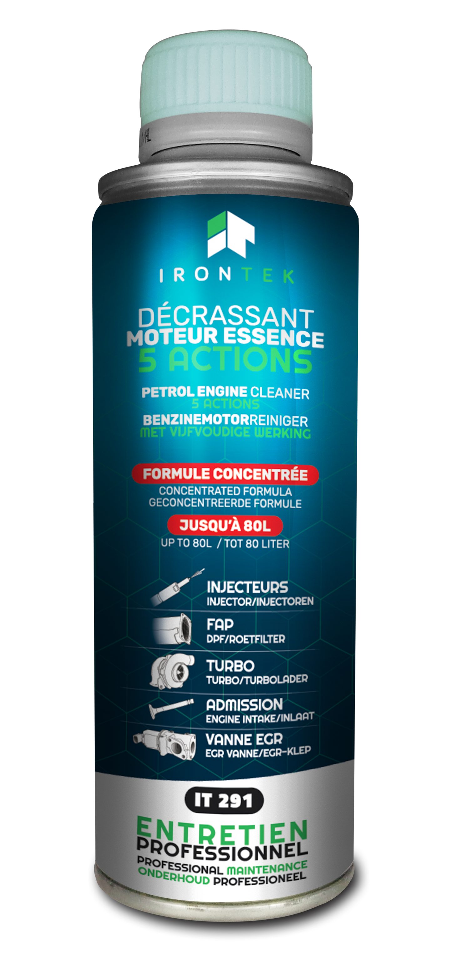 DECRASSANT MOTEUR ESSENCE 5 EN 1 (375ML)