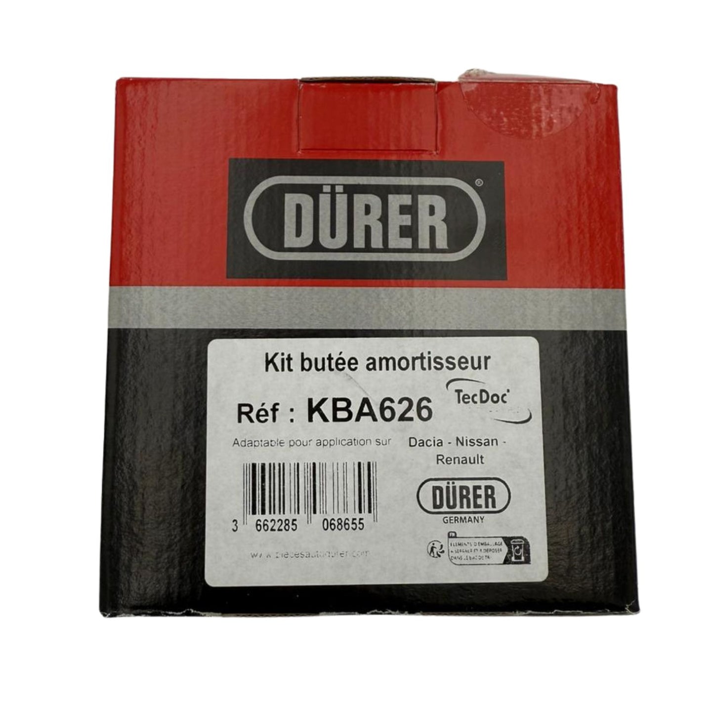 KIT BUTÉE D'AMORTISSEURS ADAPTABLE POUR RENAULT CLIO II … KBA626