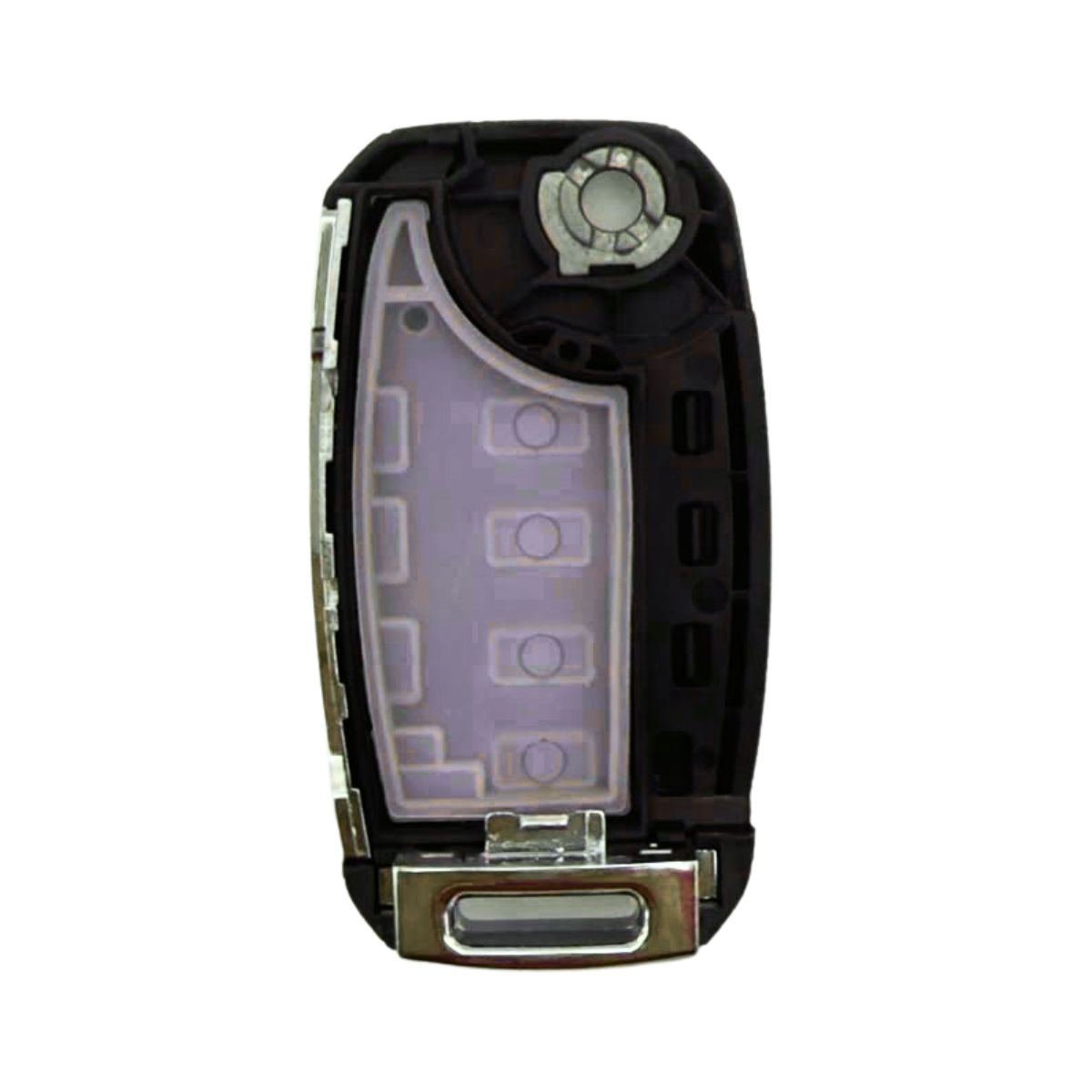 COQUE CLE ADAPTABLE POUR KIA 3 BOUTONS LAME A RAINURE CENTRALE