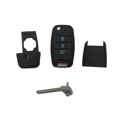 COQUE CLE ADAPTABLE POUR KIA 3 BOUTONS LAME A RAINURE CENTRALE
