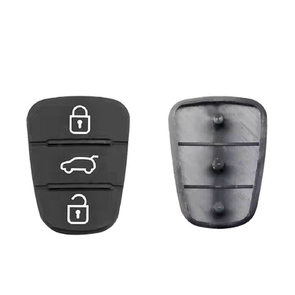 BOUTONS CAOUTCHOUC ADAPTABLES POUR CLE KIA/ HYUNDAI 3 BOUTONS