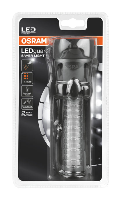 LAMPE DETRESSE SECOURS BRISE VITRE COUPE CEINTURE OSRAM SAVER