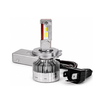 AMPOULES LED CONNECTEES H4 X 2 AVEC APPLICATION 9-60V MAX 110W 2800K A 6500K MAX 11450LMS