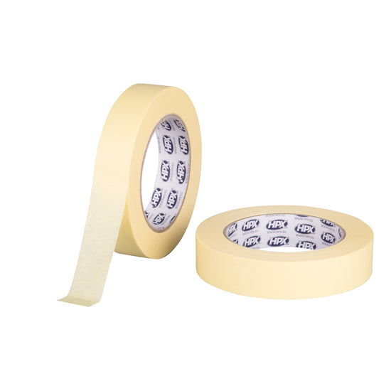 RUBAN ADHÉSIF DE MASQUAGE 110°C - BEIGE 25MM X 50M HPX