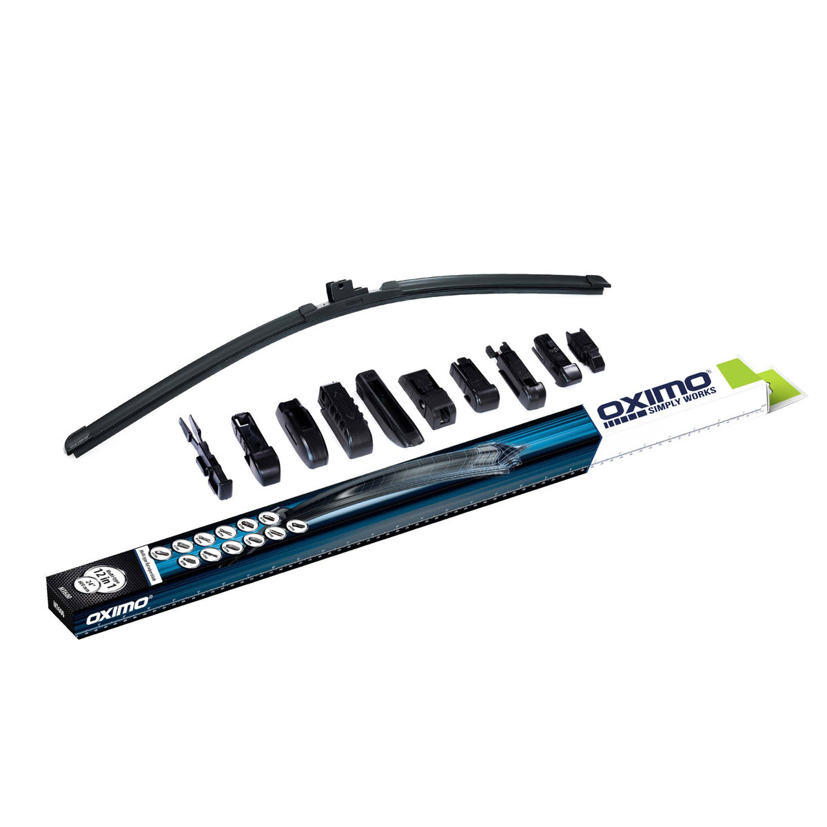 BALAI ESSUIE-GLACE SOUPLE MULTI ADAPTATEURS 600MM OXIMO