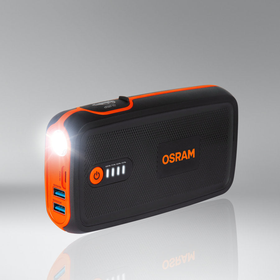 BOOSTER DEMARREUR 12V RECHARG LITHIUM 300 - 13000MAH USBX2 LED OSRAM