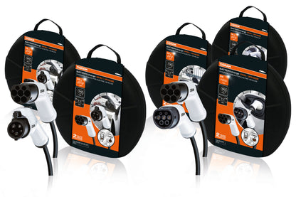 CABLE DE CHARGE VEHICULE ELECTRIQUE 7 BROCHES 16A, TYPE2  > TYPE 2 3,3kW 5M 1 PHASE
