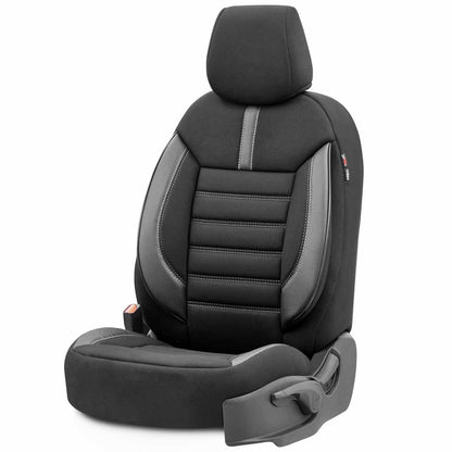 JEU COMPLET DE HOUSSES DE SIEGE OTOM LIMITED 102 BLACK/GREY 3-ZIP