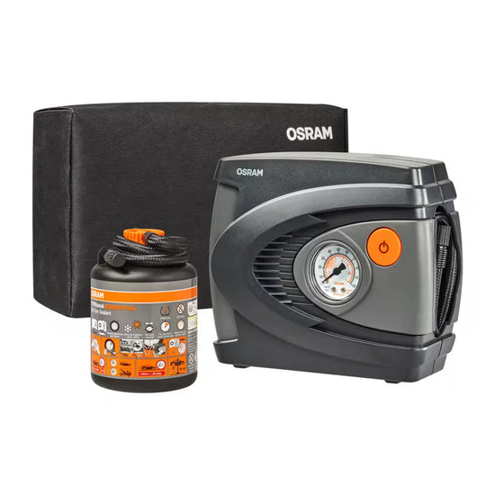 KIT ANTI-CREVAISON COMPRESSEUR + BOUTEILLE AUTOMATIQUE 450ML OSRAM z