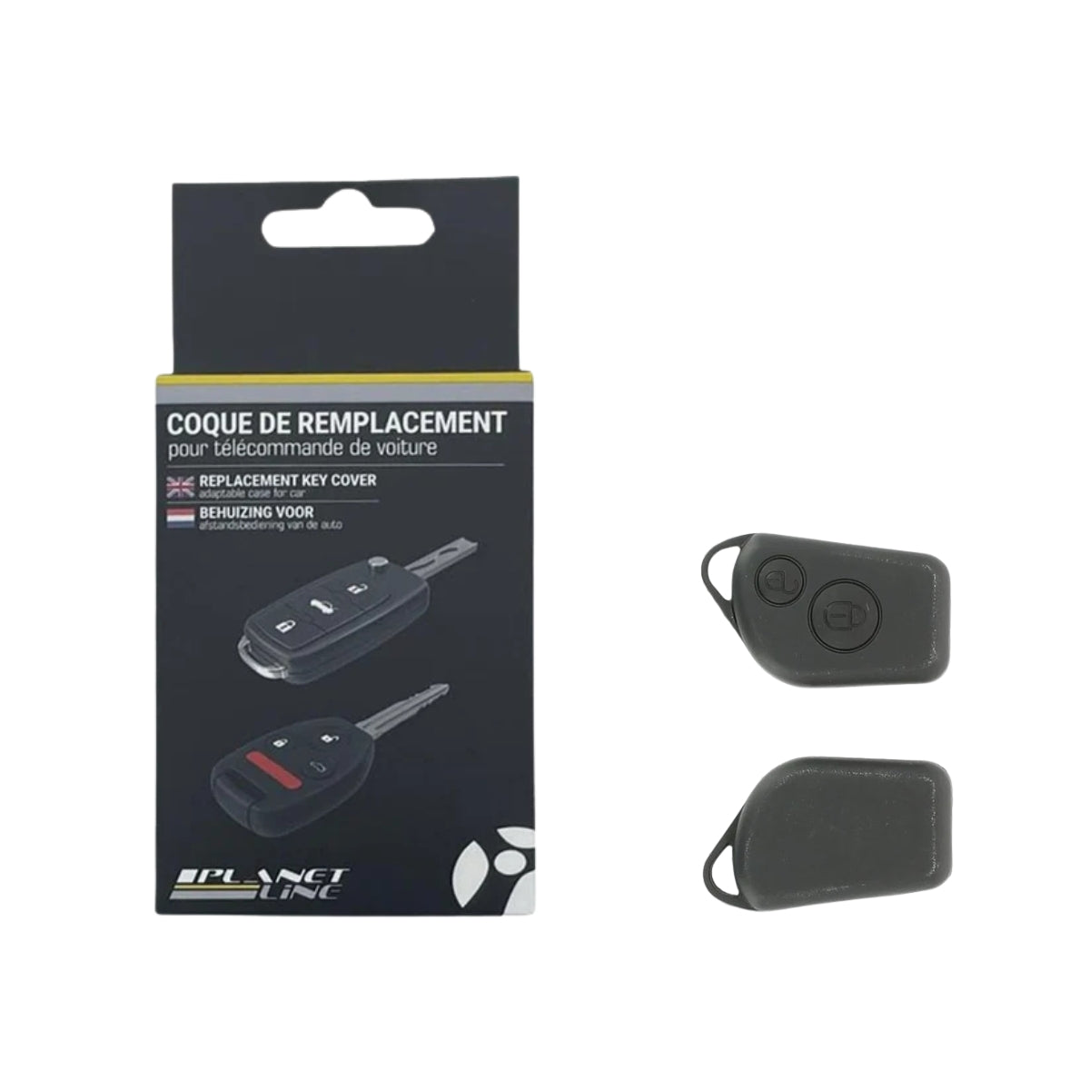 COQUE CLE ADAPTABLE POUR PSA 2 BOUTONS LAME FRAISEE  KEYSKAR z