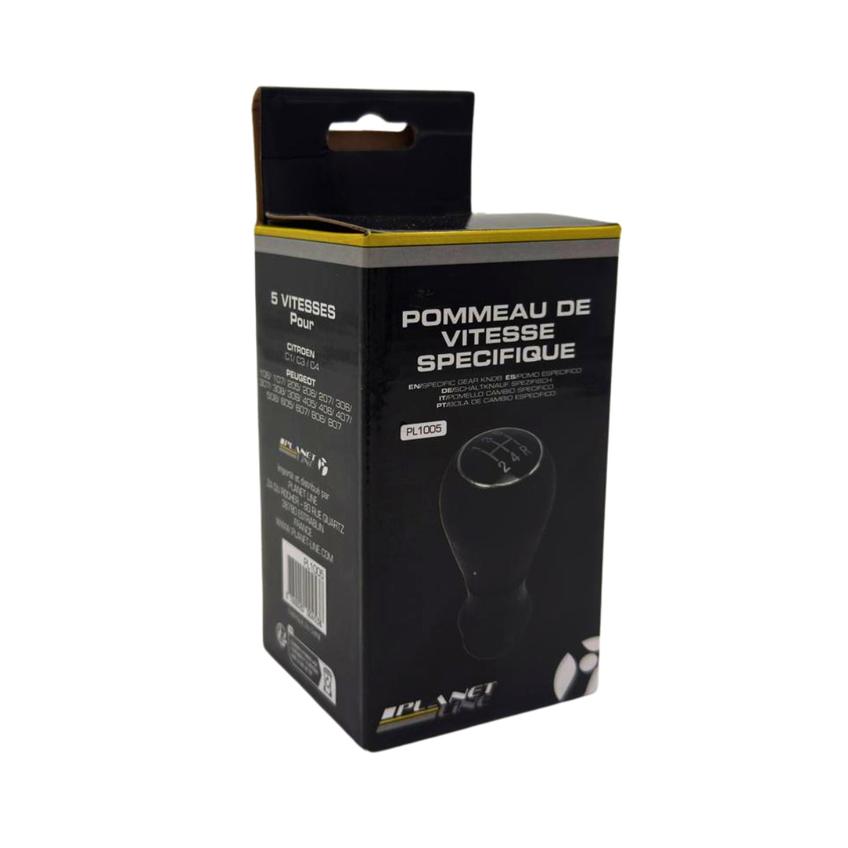 POMMEAU ADAPTABLE POUR PEUGEOT 106/107/205/206/207/306/307/308/C1/C3