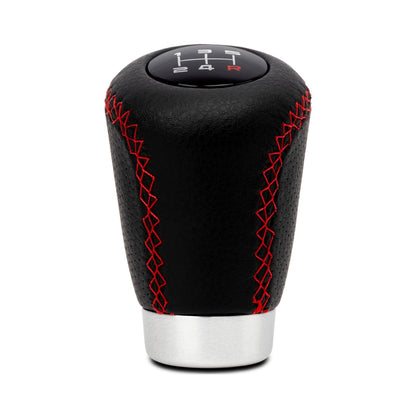 POMMEAU CUIR NOIR/ ROUGE BAGUE MARCHE AR + 3 PASTILLES DE VITESSES