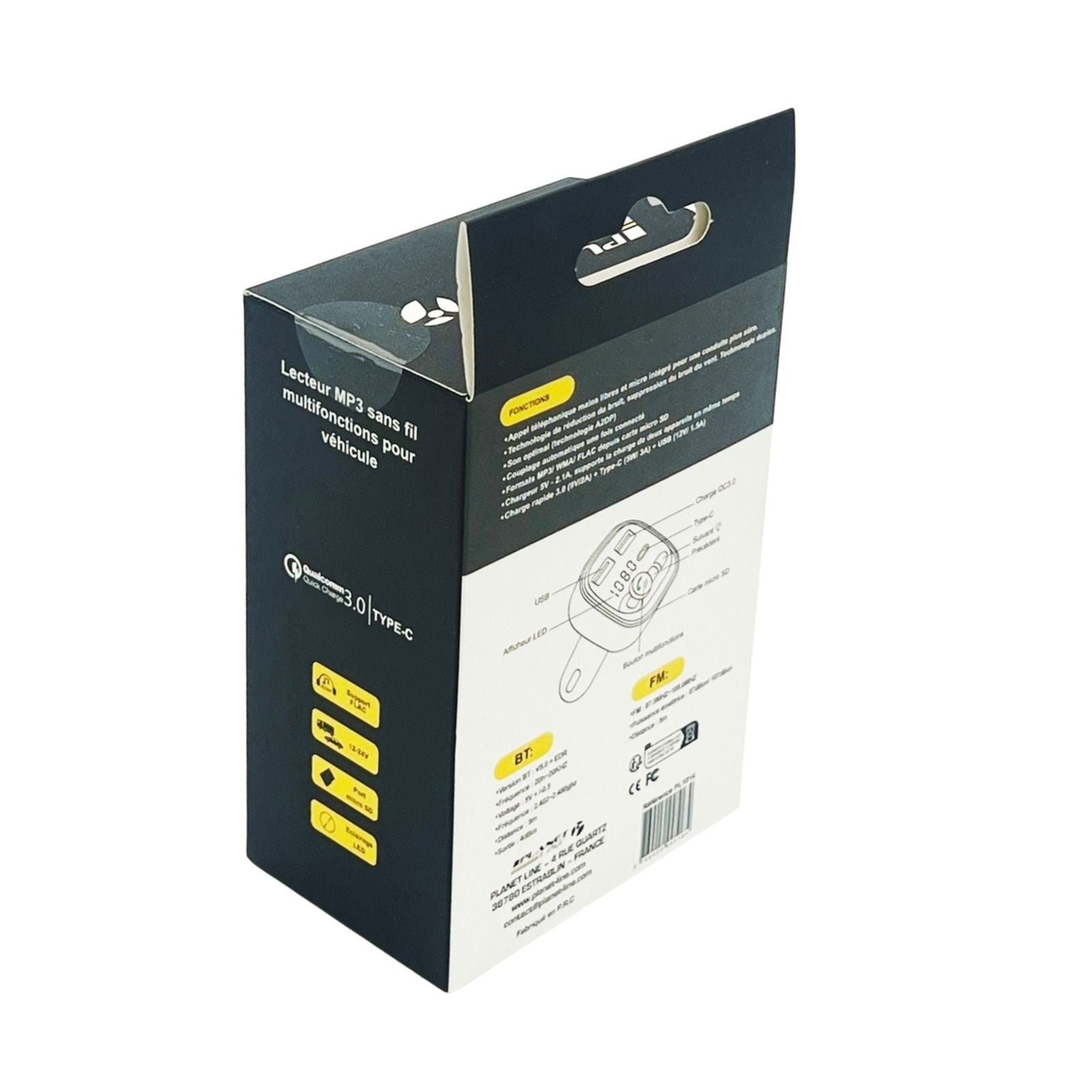 TRANSMETTEUR FM - CHARGEUR QUICK CHARGE
