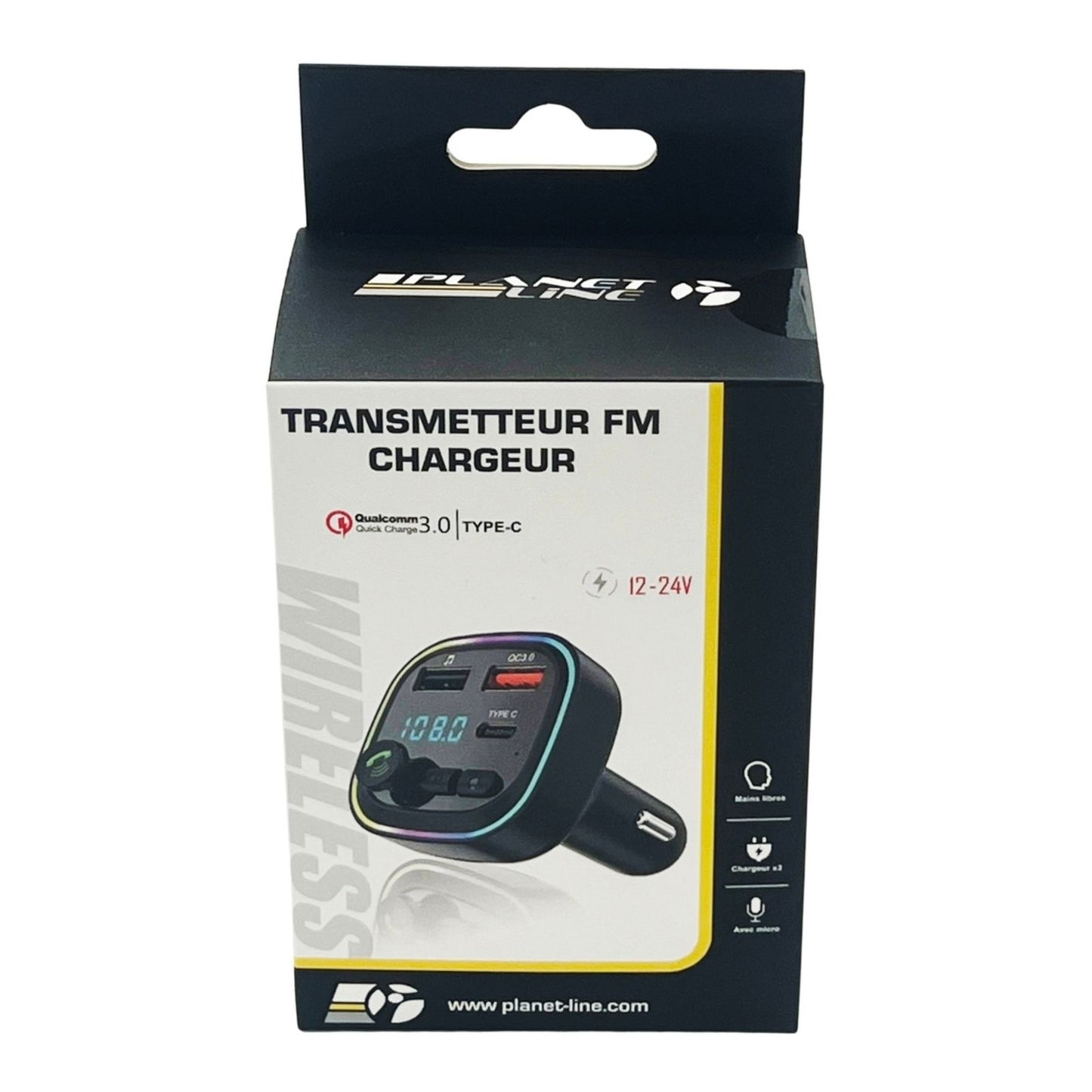 TRANSMETTEUR FM - CHARGEUR QUICK CHARGE