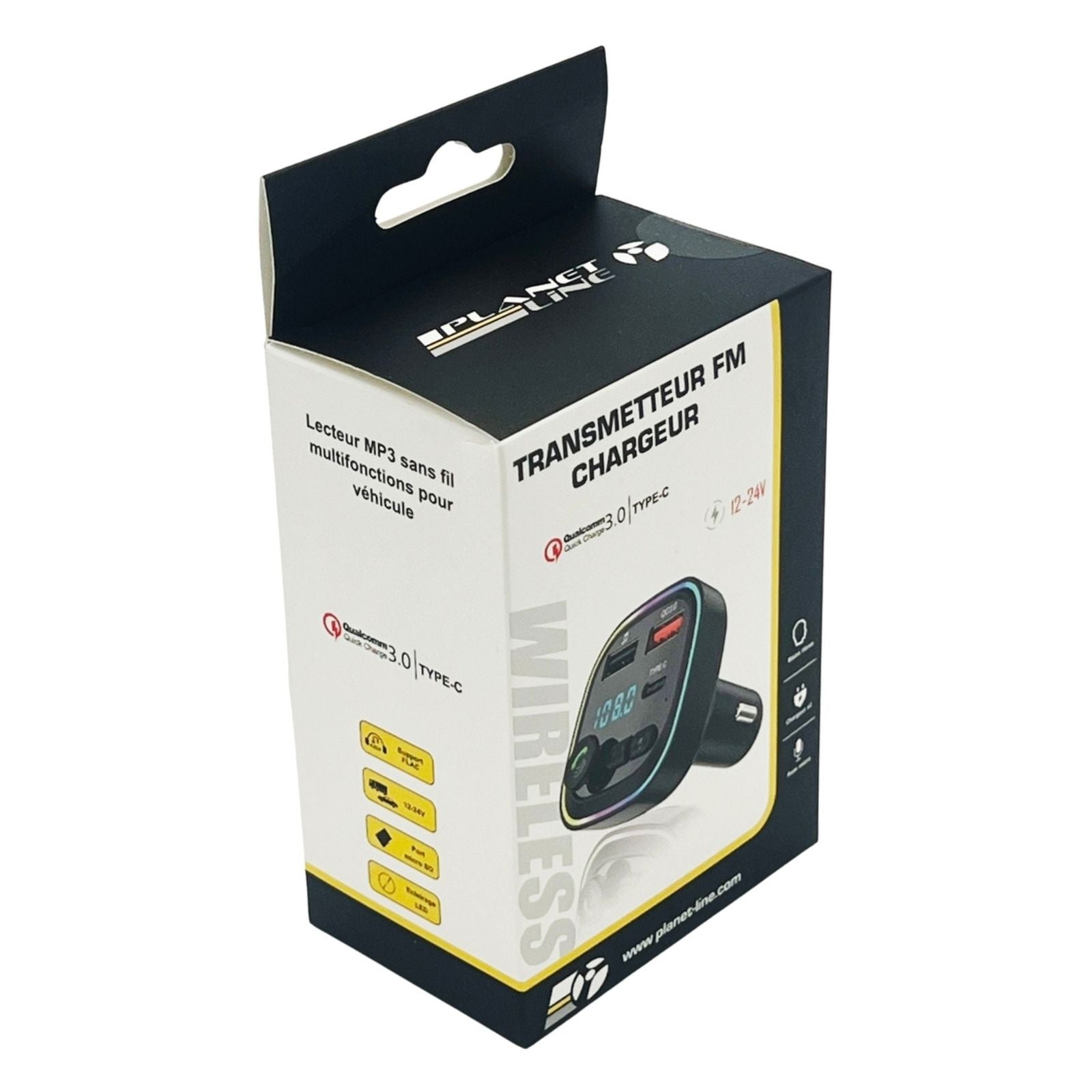 TRANSMETTEUR FM - CHARGEUR QUICK CHARGE