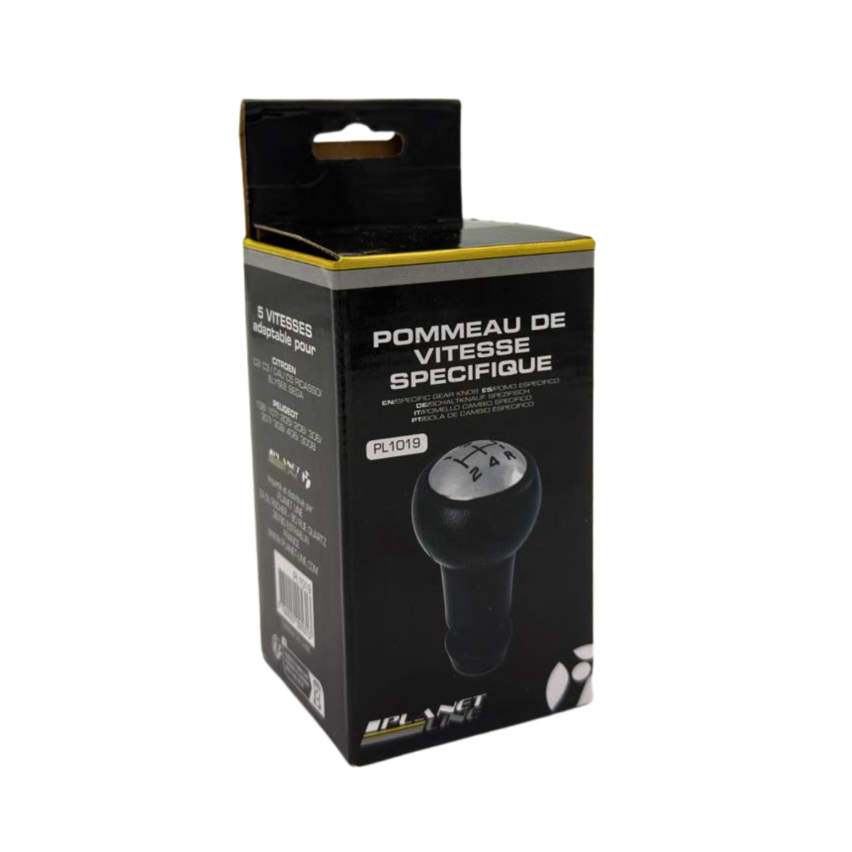 POMMEAU ADAPTABLE POUR PEUGEOT 106/107/205/206/207/306/406/C2/C3/C4 PLANET LINE
