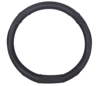 COUVRE VOLANT NOIR AVEC MEPLAT ADAPTABLE POUR PEUGEOT 208/ 308 II
