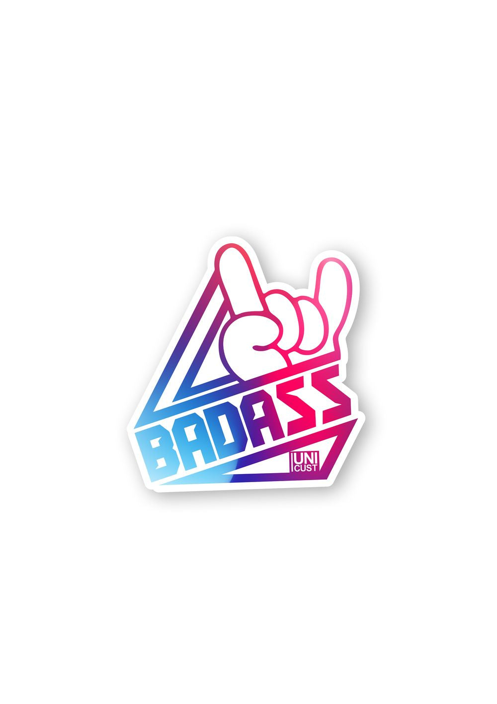 AUTOCOLLANT "BAD ASS"