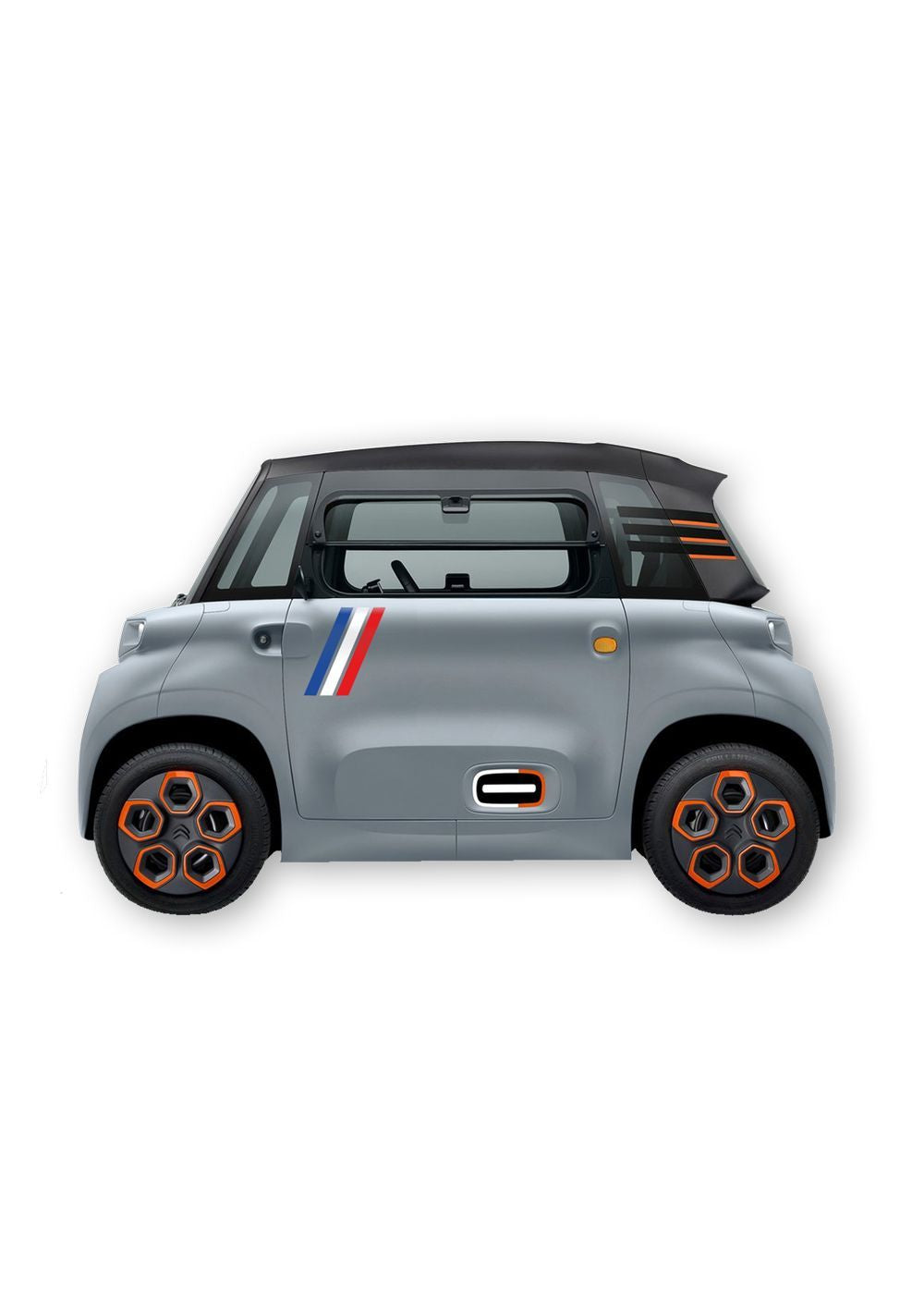 KIT AUTOCOLLANTS DECO AMI "FRANCE" (2 COTES) POUR VOITURE SANS PERMIS ABS
