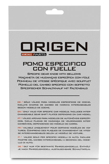 POMMEAU DE VITESSES + SOUFFLET ADAPTABLE POUR PEUGEOT CITROEN PARTNER/ BERLINGO 2014-2016