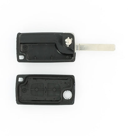 COQUE CLE ADAPTABLE PSA 2 BOUTONS LAME FRAISEE RETRACTABLE 7MM