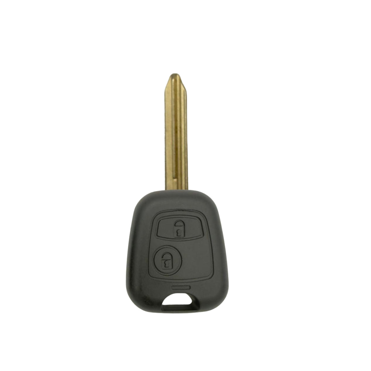 COQUE CLE ADAPTABLE PSA 2 BOUTONS LAME CROIX FIXE