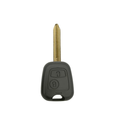 COQUE CLE ADAPTABLE PSA 2 BOUTONS LAME CROIX FIXE