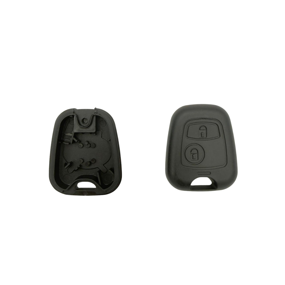 COQUE CLE ADAPTABLE PSA 2 BOUTONS LAME CROIX FIXE