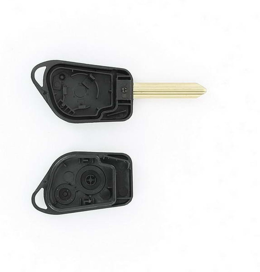COQUE CLE ADAPTABLE PSA 2 BOUTONS LAME CROIX FIXE