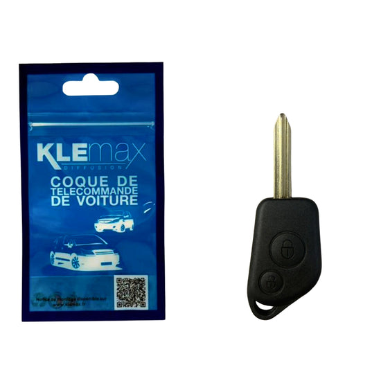 COQUE CLE ADAPTABLE PSA 2 BOUTONS LAME CROIX FIXE