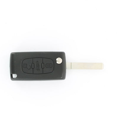 COQUE CLE ADAPTABLE PSA 3 BOUTONS LAME FRAISEE RETRACTABLE 7MM