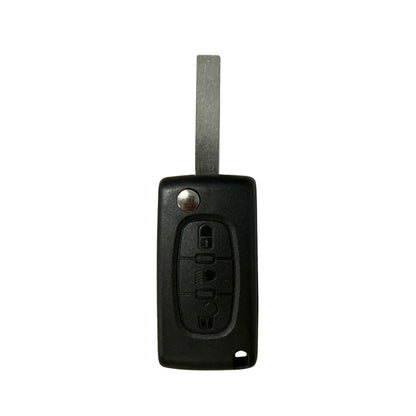 COQUE CLE ADAPTABLE PSA 3 BOUTONS LAME FRAISEE RETRACTABLE 8MM