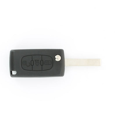 COQUE CLE ADAPTABLE PSA 3 BOUTONS LAME FRAISEE RETRACTABLE 8MM