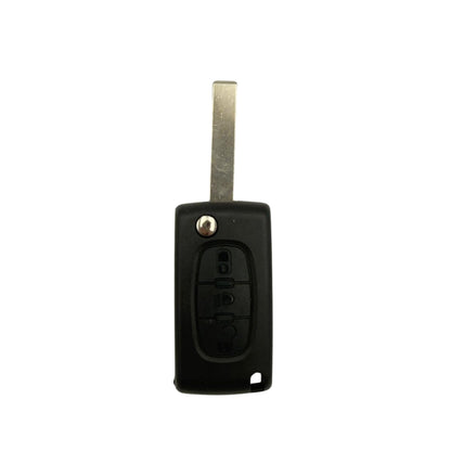 COQUE CLE ADAPTABLE PSA 3 BOUTONS LAME FRAISEE RETRACTABLE 8MM