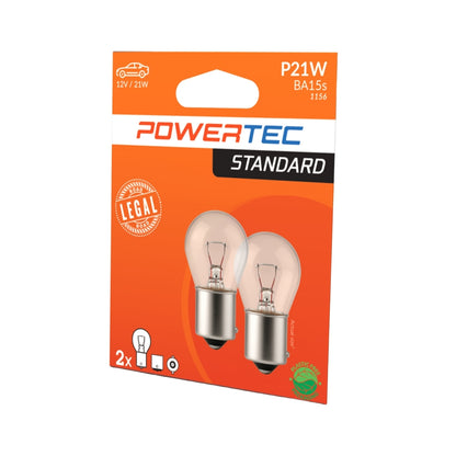 AMPOULE HALOGENE BA15S P21W 12V 21W (BLISTER) X2 MTECH