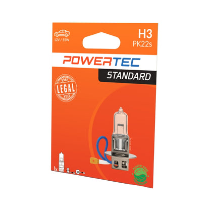 AMPOULE HALOGENE H3 PK22S 12V 55W (BLISTER) X 1 MTECH