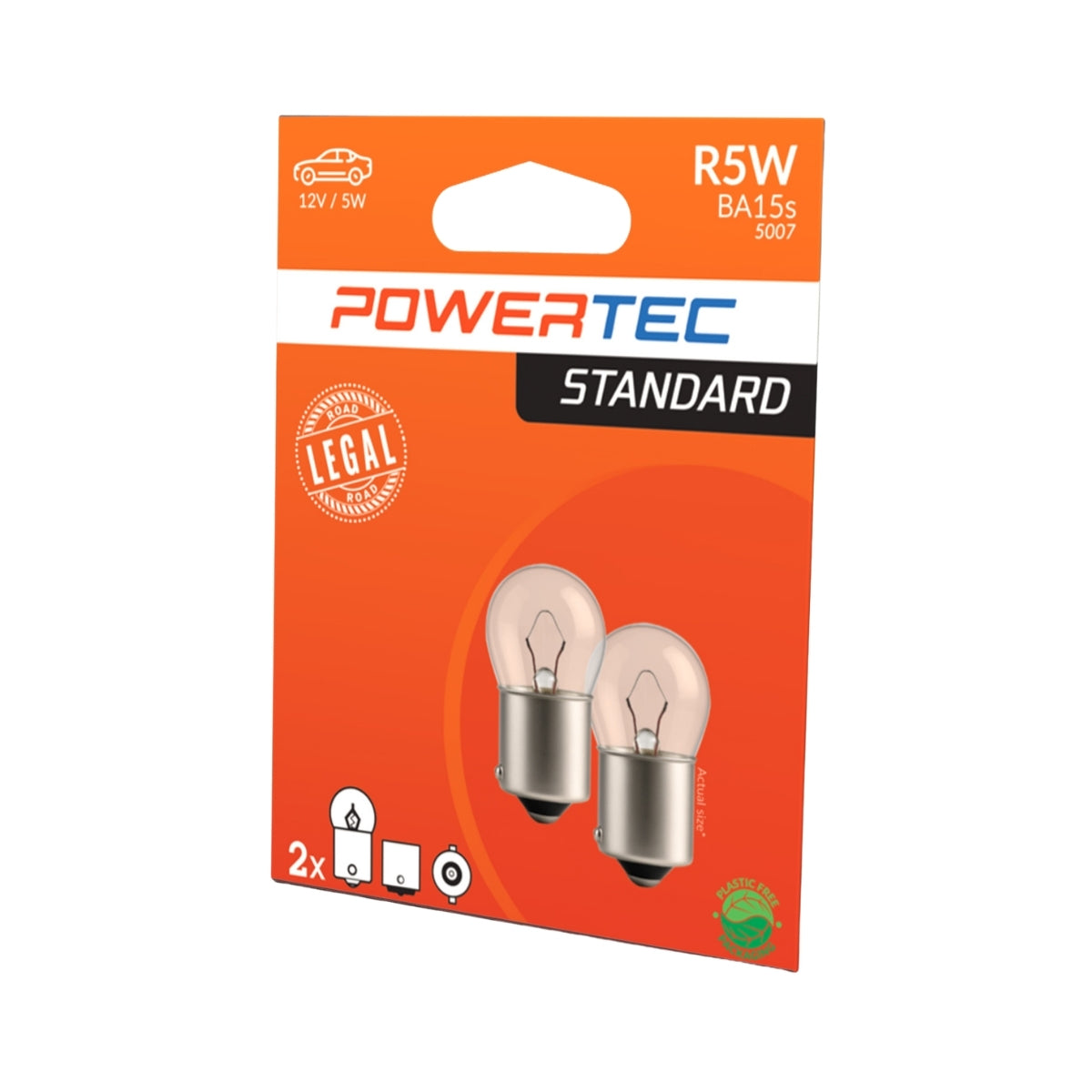 AMPOULES HALOGENES R5W BA15S 12V 5W (BLISTER) X2 MTECH