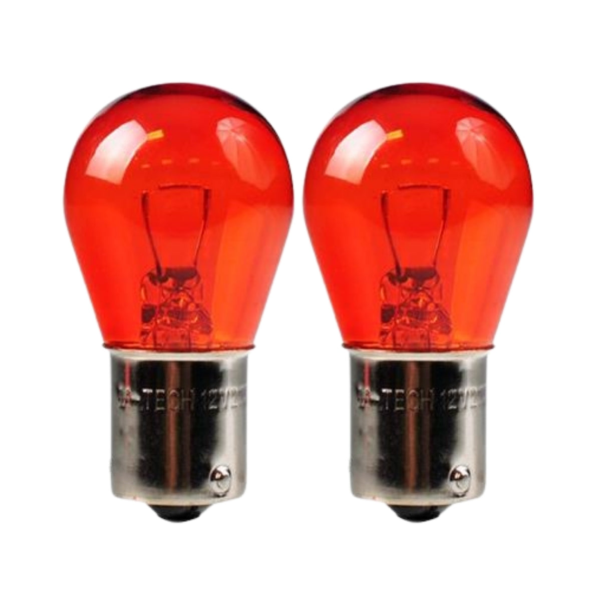 AMPOULE HALOGENE X 2 (ECO PACKAGING) PY21W BAU15S 12V 21W ORANGE POWERTEC MTECH