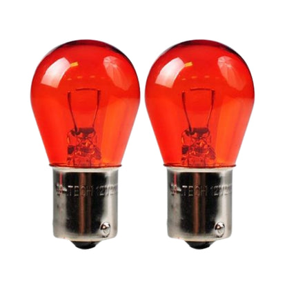AMPOULE HALOGENE X 2 (ECO PACKAGING) PY21W BAU15S 12V 21W ORANGE POWERTEC MTECH