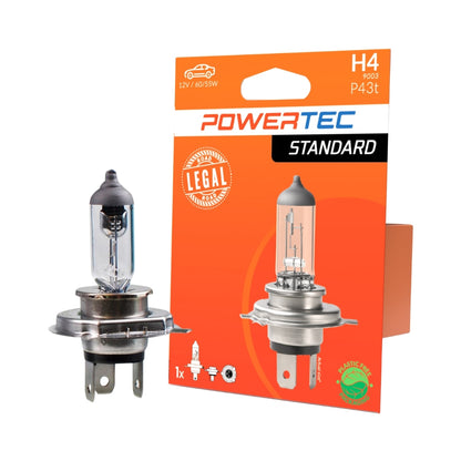 AMPOULE HALOGENE X 1 (ECO PACKAGING) H4 P43T 12V 55W MTECH