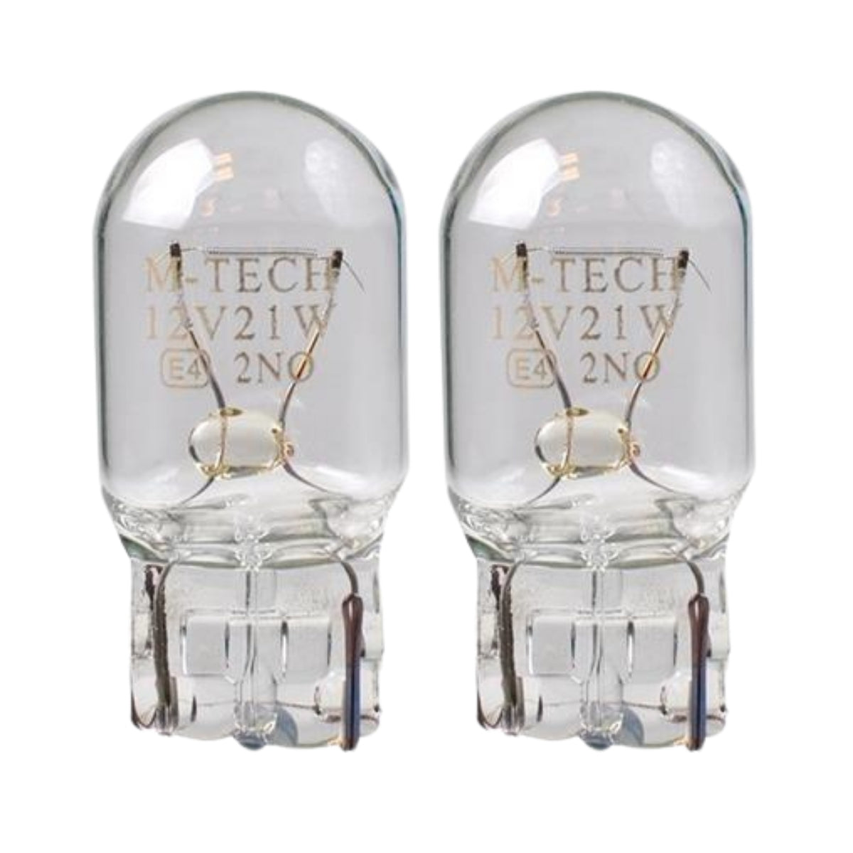 AMPOULE HALOGENE X 2 (ECO PACKAGING) W21W T20 W3X16D 12V 21W POWERTEC MTECH