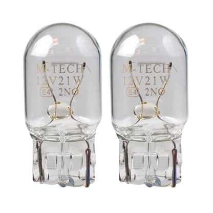 AMPOULE HALOGENE X 2 (ECO PACKAGING) W21W T20 W3X16D 12V 21W POWERTEC MTECH