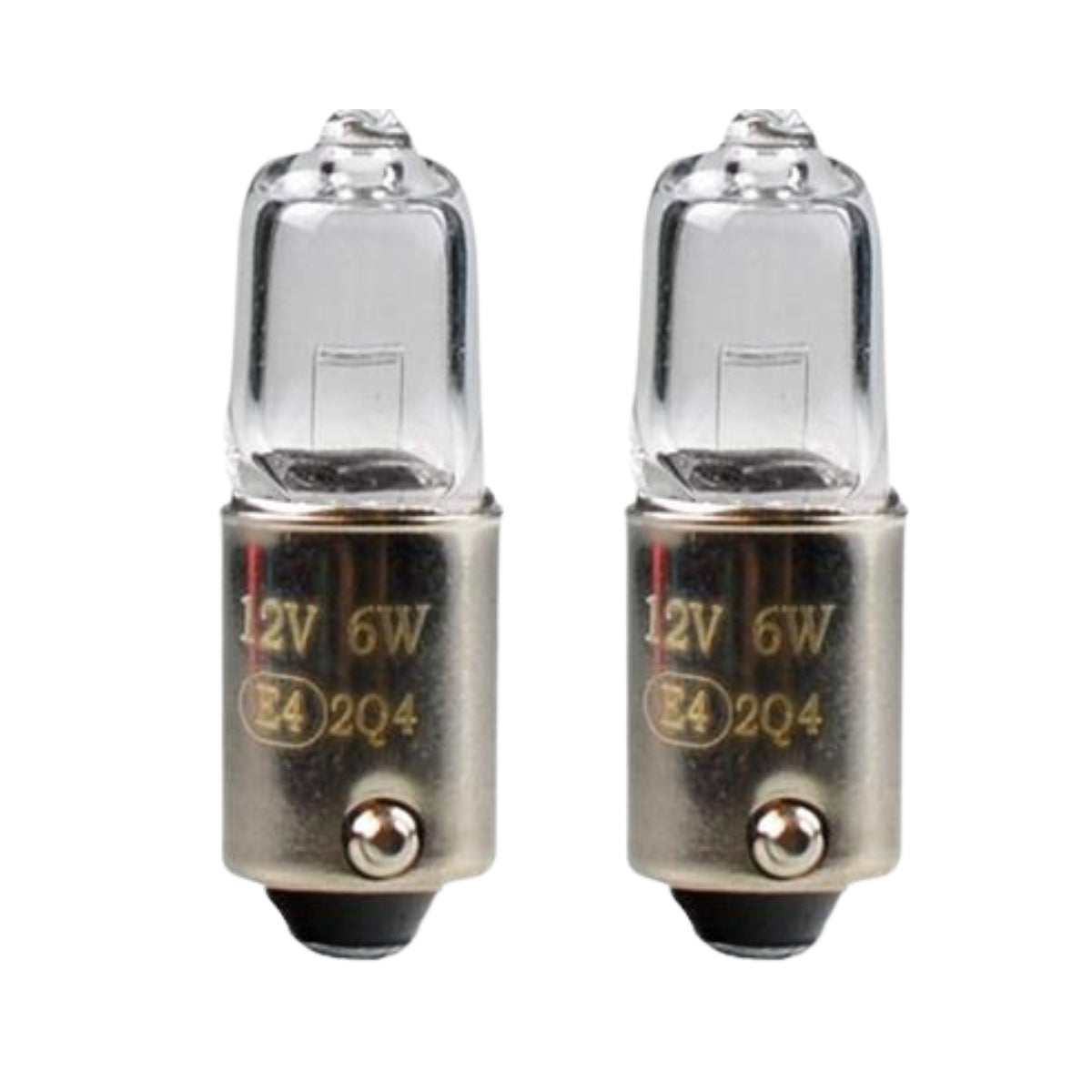 AMPOULE HALOGENE X 2 (ECO PACKAGING) H6W BAX9S 12V 6W POWERTEC MTECH