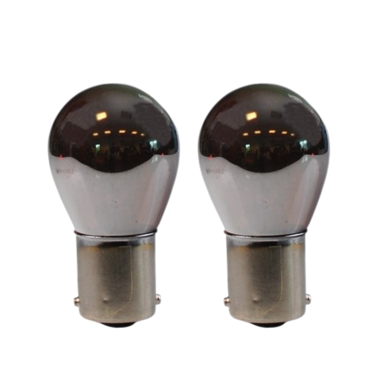 AMPOULE HALOGENE X2 (ECO PACKAGING) 12V 21W BA15S CHROME POWERTEC MTECH