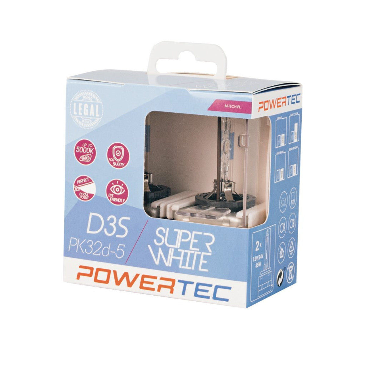 2 AMPOULES D3S 4500K 35W CE BLISTER