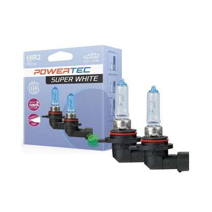 AMPOULES HALOGENE HIR2 12V X 2 POWERTEC SUPERWHITE
